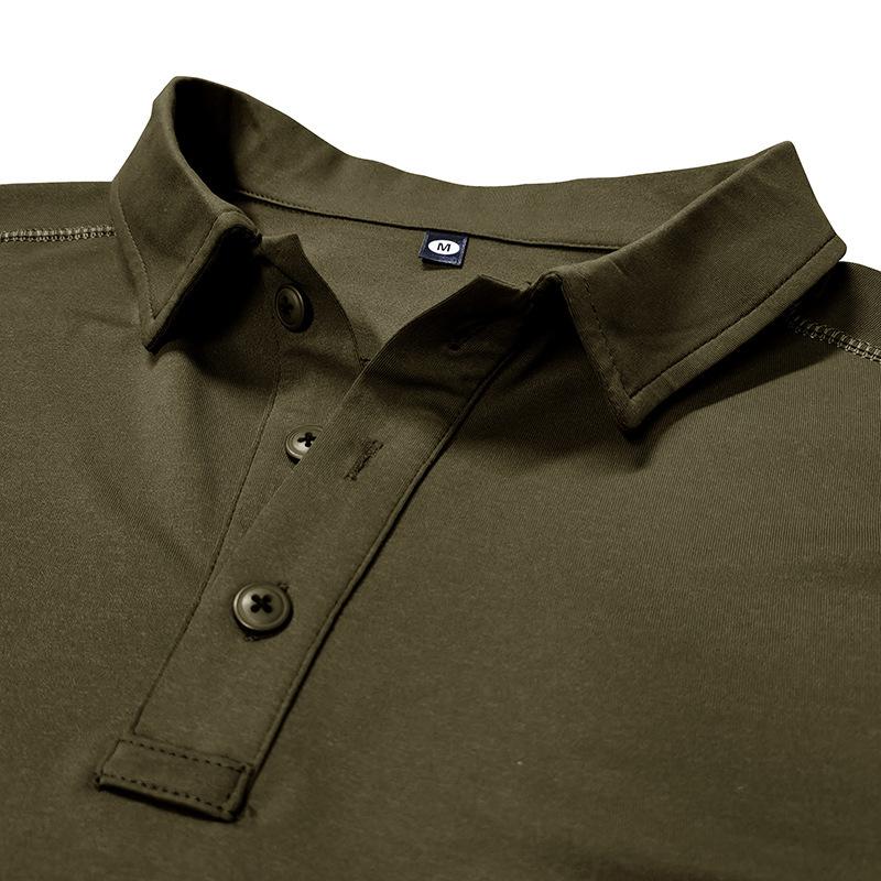 Men's Polo Shirt Short Sleeve Tactical Shirts Dry Fit Lightweight Golf Shirts Moisture Wicking Casual Collared T-Shirts for Male Summer Solid Tee Tops