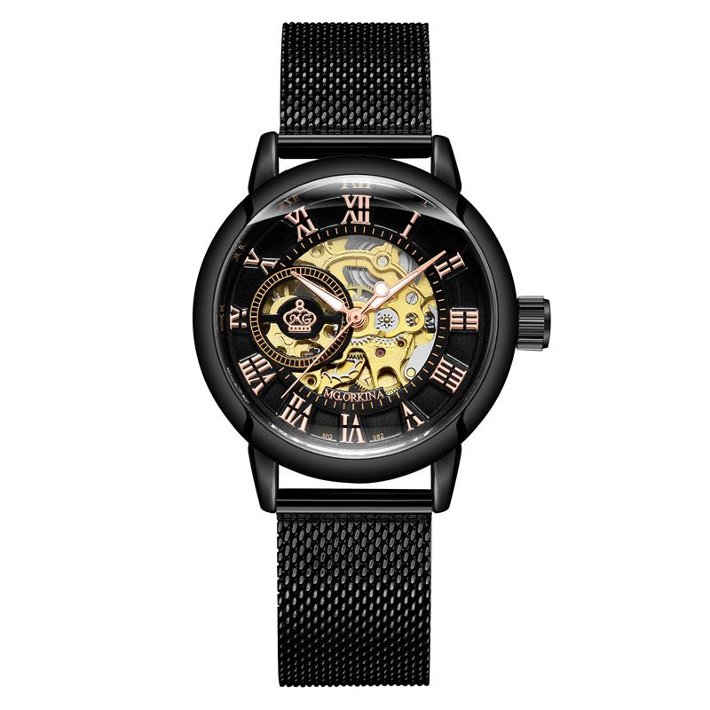 Nouvelle Mode Marque de Luxe Squelette Montres Mécaniques pour Femmes Montre Féminine Automatique à Remontage Automatique Montres-Bracelets pour Dames Montre Femme
