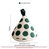 Cotton Linen Polka Dot Triangular Pot Handle Holders Heat Insulation Hanging Loop Perfect For Kitchen Cooking Baking