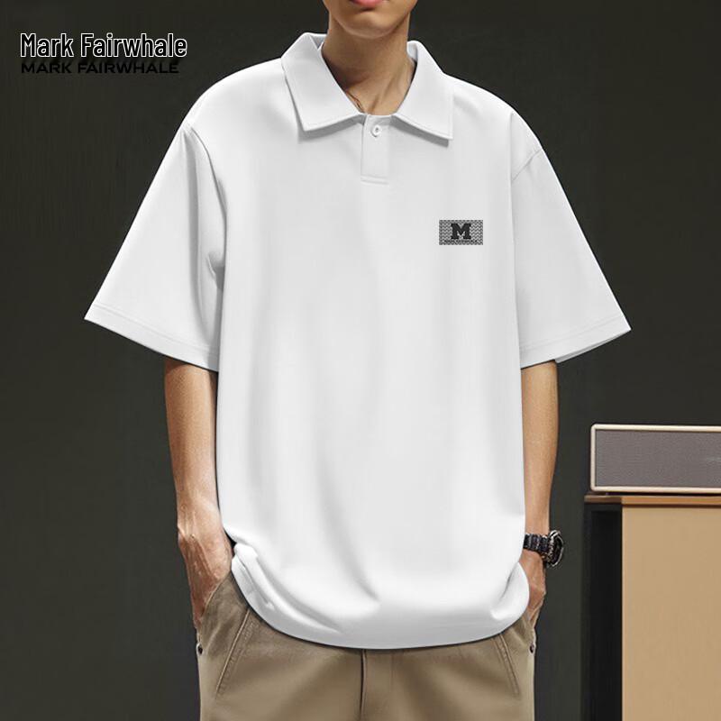 Mark Fairwhale Men s Summer Breathable Polo Shirt L