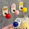 Adhesive Bathroom Hooks - No Drilling Required, Strong Load-Bearing, Ideal for Coats and Towels