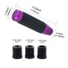 Abfer 130mm Alloy Shifter Knob Car Shift Knob Auto Manual Vehicle Universal Car Accessories Interior (Purple)