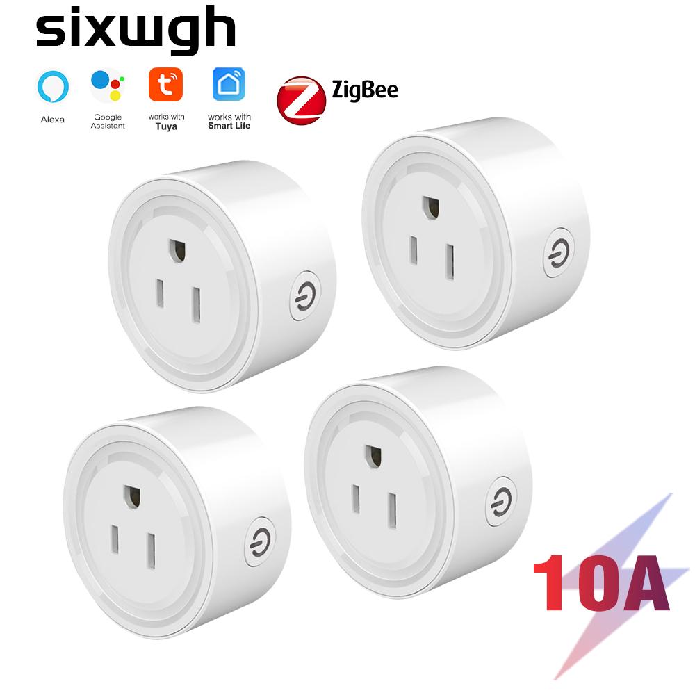 

Tuya Zigbee Smart Socket Us Plug For Hub Gateway Smart Home Wireless Remote App Works With Alexa Google Home make Home Smarter 90-240V&us-Smart US Socket 2pcs