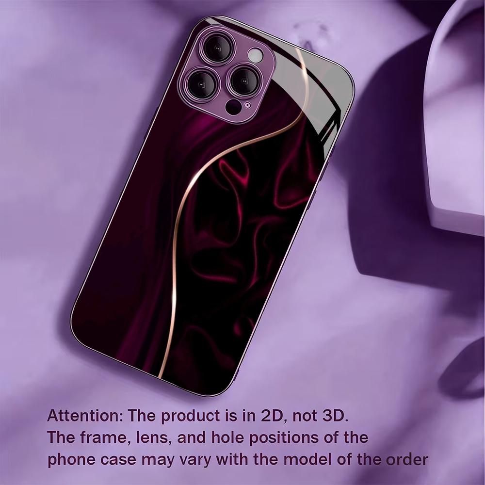 dead colour new Hot-selling protective case Phone Case Metallic paint Glass PhoneCase for iPhone 17 16 15 14 13 12 11pm Pro Plus