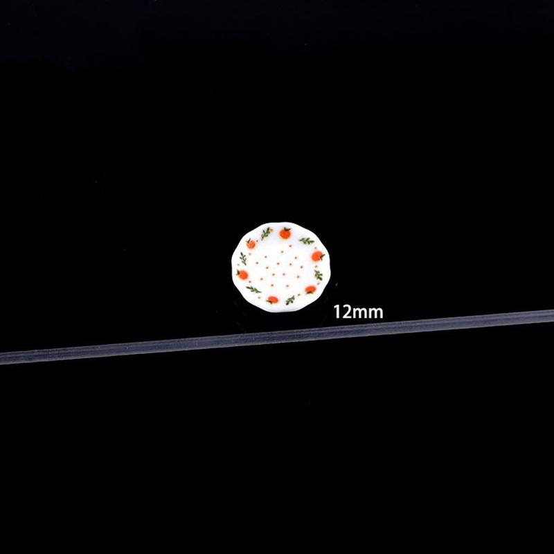 

5 шт. 1/12 кукольный домик мультяшные тарелки для еды кукольный домик мини кухонные тарелки украшения кукольный дом аксессуары ролевые игры игрушки