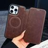 New for IPhone 16e Insert Card Phone Case for Apple 15 Promax Shield Magnetic Flip Leather Cover
