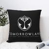 Tomorrowlandd Square Pillow Case Belgian Electronic Dance Cushion Cover Awesome Zipper Decorative Pillowcase For Car 18"