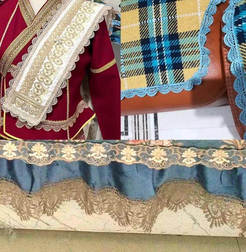 Sofa Cushion Decorative Narrow Edge Fabric Trim Curtain Accessories Clothing Apparel Window Dressing Fabric Cover 13.2Meter