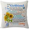 Bestie Pillowcase Gift from Best Friend, Pirational 'Never Forget That I Love You' Pillow Cover, Funny Friendship Cushion Cover for Birthday, Xmas,