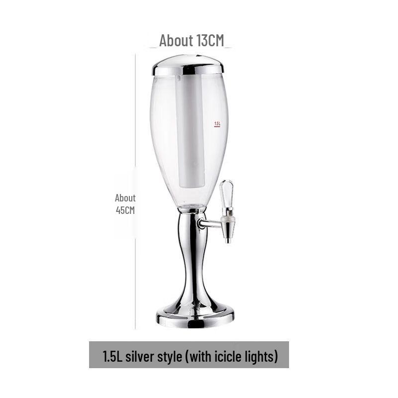 Yilimeng Luminous Double-Head Beer Tower Beverage Dispenser