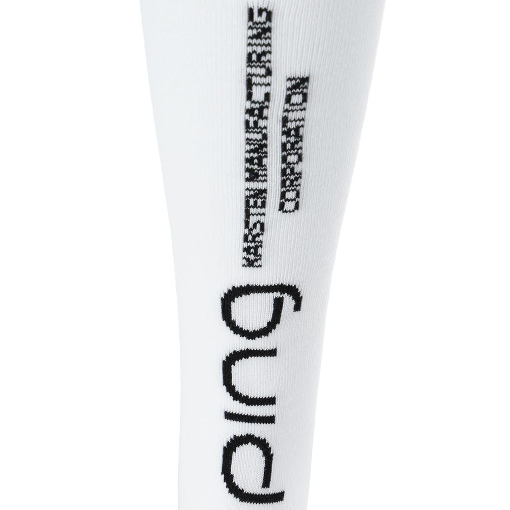 Antibacterial and Deodorizing Knee Socks Golf Socks FR [Ping Apparel] Women's (Brand Logo) / / 622-4186106 030_White