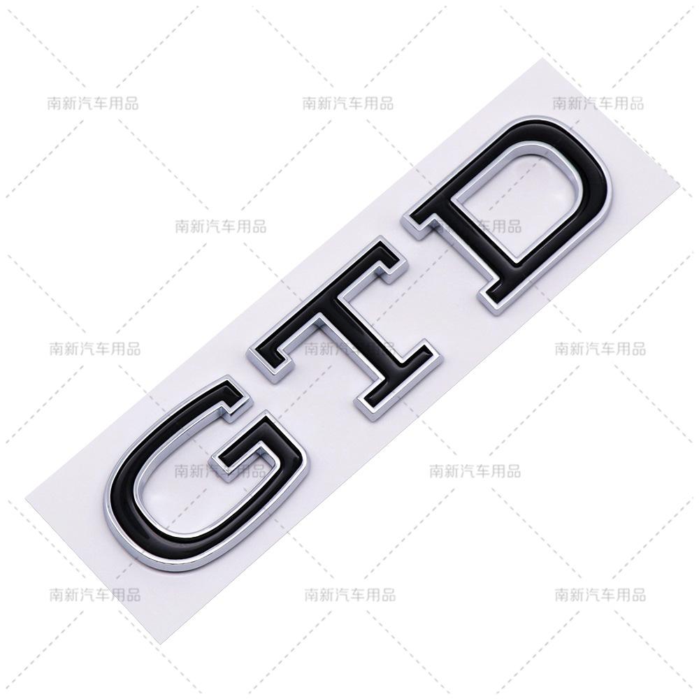 Adesivi Emblema Lettere Logo GTD Decalcomania Baule Posteriore Auto 3D ABS 4 5 6 7 MK4 MK5 MK6 MK7 Accessori