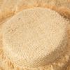 European and American style straw woven fringed decorative hand woven big eaves flat top Lafite straw hat sunscreen sunshade beach burr straw hat