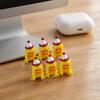 Personalized Desk Toy 3D Printed Angry Yellow Duck Ornament, Funny Home Office Decor Decoration, Cute Miniature Figurine for Modern Plastic Ornament