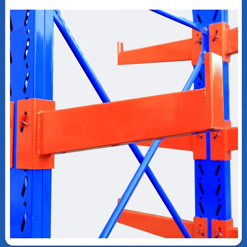 WEZHO 4-Tier Heavy-Duty Double-Sided Cantilever Rack