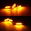 3x Grille LED Light Raptor Style Trim For Chevrolet Silverado 1500 2016-