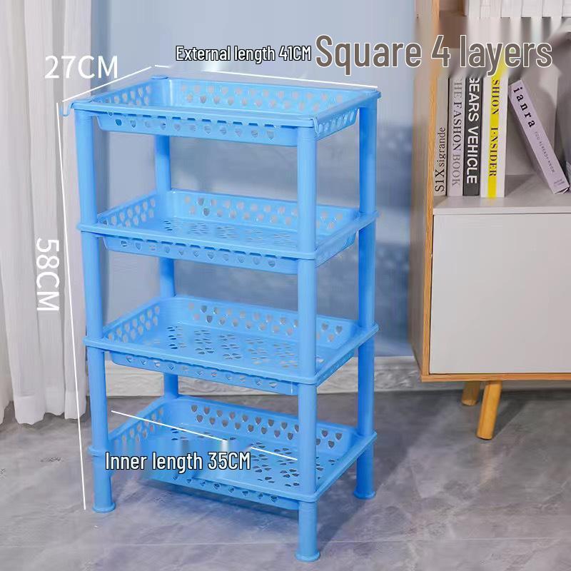 Multi-layer Storage Rack for Kitchen and Bathroom