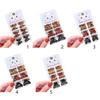 6Pcs Hair Clip Set Vintage Leopard Acrylic Hair Claws Small Hairpin Hairpieces for Women and Girls Fashion Accessories