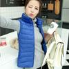 New in autumn and winter, genuine ultra-thin women's down jacket, vest, vest, vest, slender short, large size.