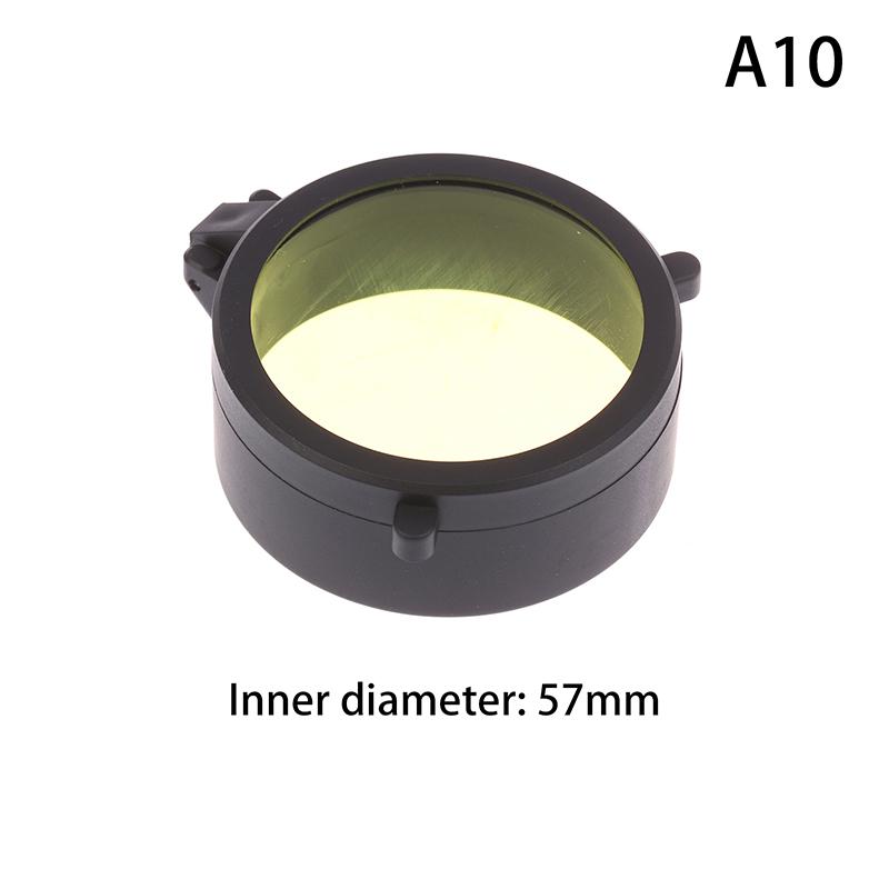 Rifle Scope Lens Cover Spring Up Quick Flip Openning Lens Dustproof Cover Telescope Cap For 36-64Mm Caliber Hunting Riflescopes