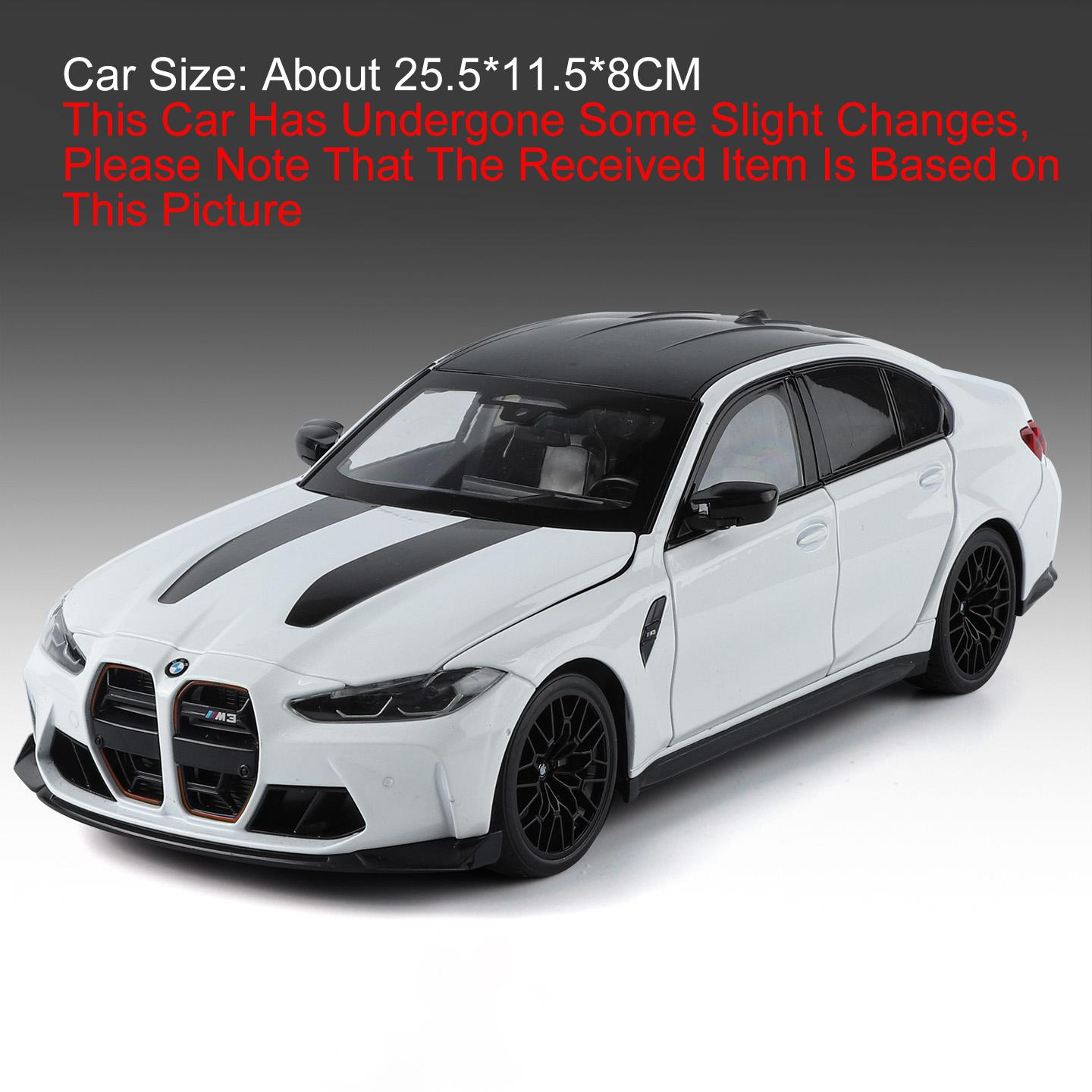 

1:18 M3 CS LCI 530Li Model Toys Diecast Alloy Cars Doors Opened Four Wheel Suspension Adjustable Seat Fashionable Birthday Gifts