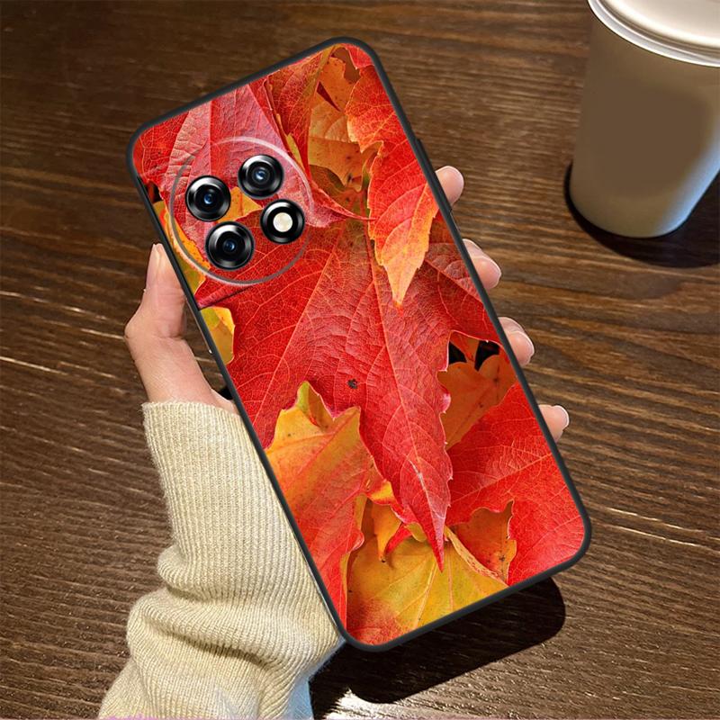 Autumn Leaves Case For OnePlus 15R 13R 12R 10R 8T 10T 13T 15 13 12 11 9 10 Pro Nord CE 5 4 3 2 Lite N20 N30