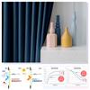 NICETOWN Blackout Solid Room Perfect for New Light 100cm Wide x 200cm Set of Dark Blue Curtains, Color, Privacy, Divider, Thick, Washable, Insulated,