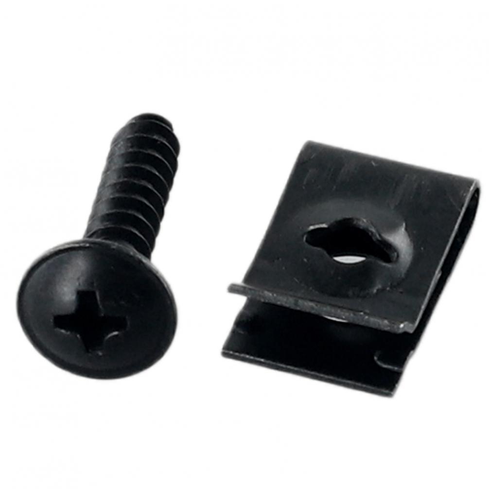 U-type Clips Accessory Black Panel Fasteners Parts