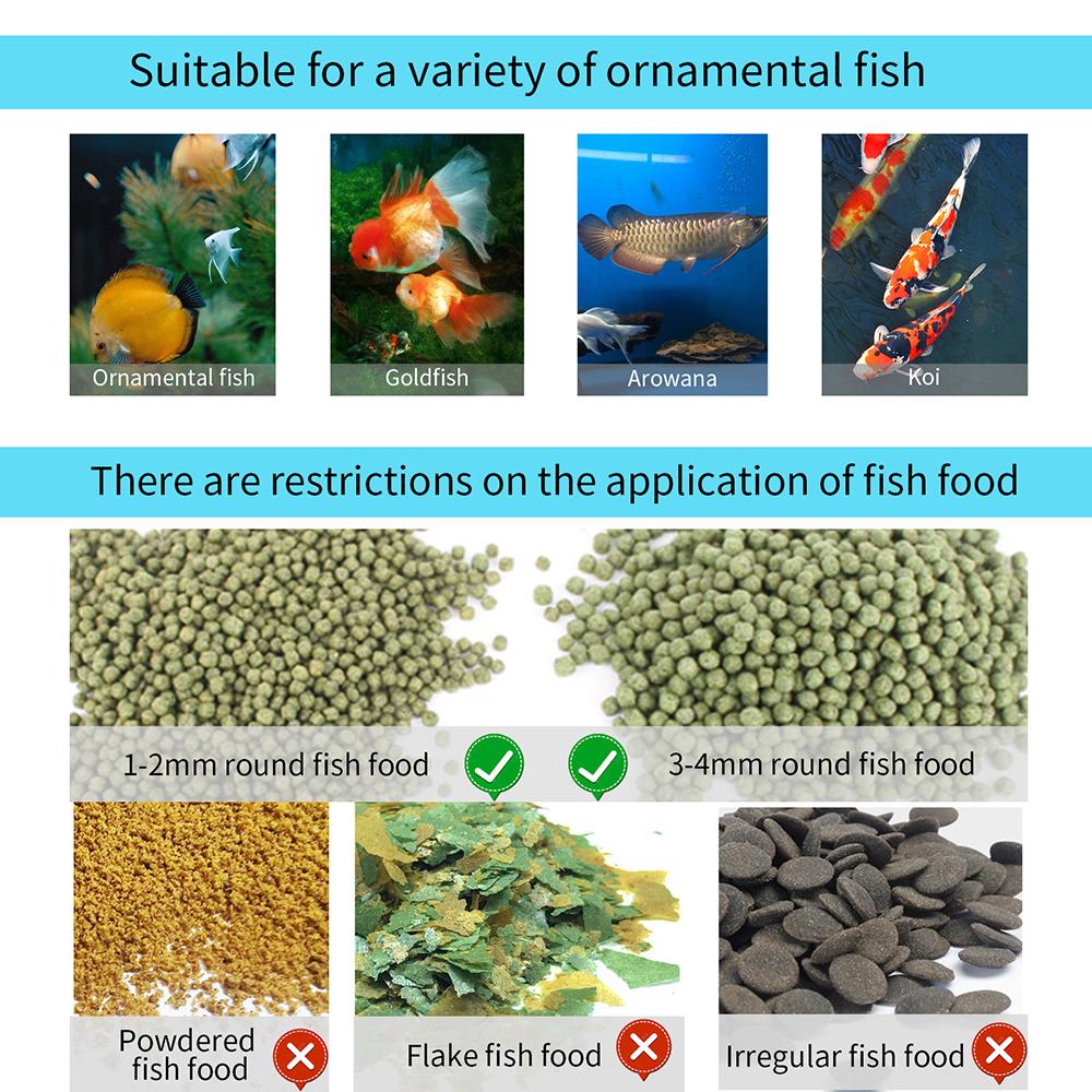 100ML Large Capacity Fish Feeder Mobilephone APP Control WiFi Intelligent Timing Automatic Feeder Aquarium Goldfish Feeder