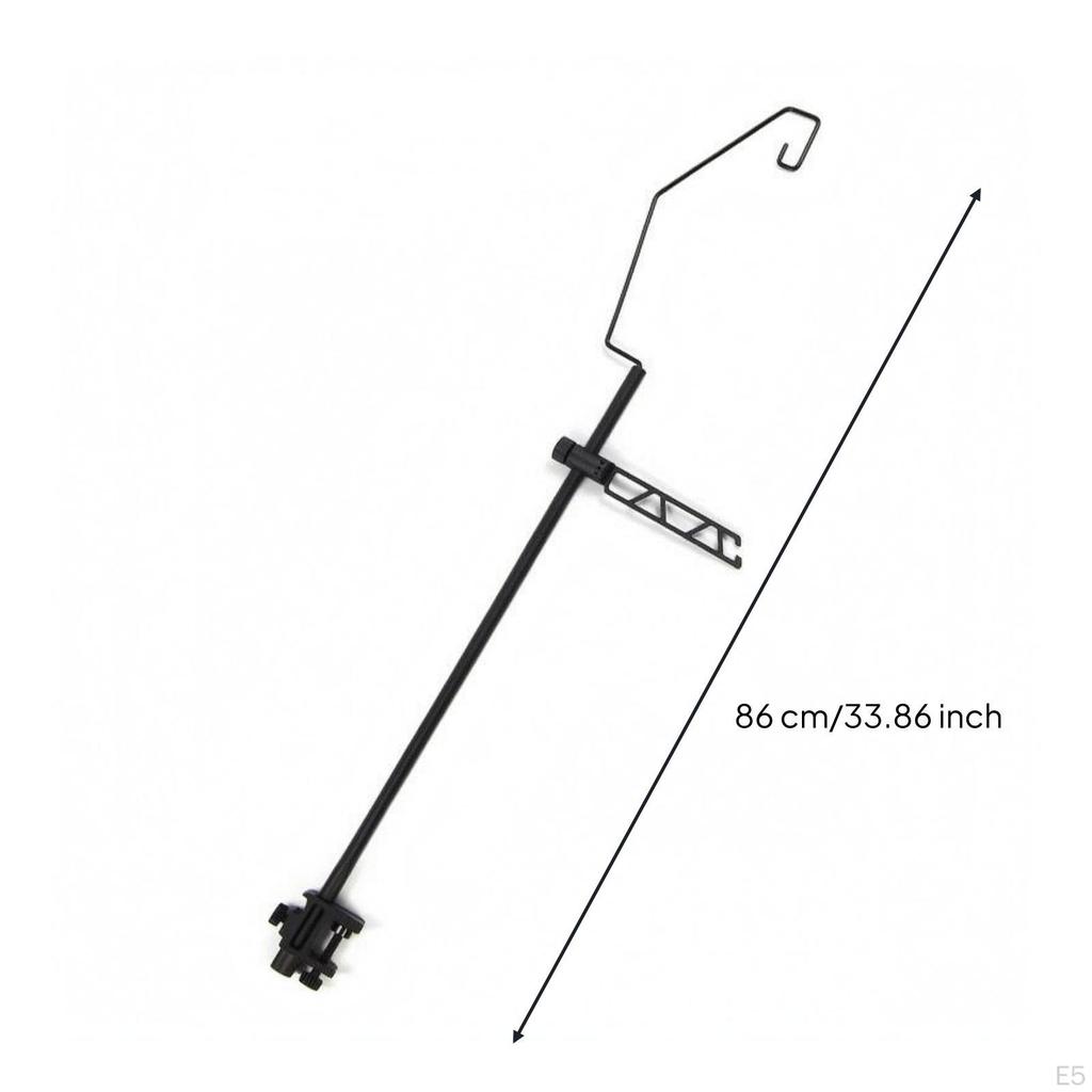 Portable Camping Lamp Stand Lightweight Hanging Hook for Campers