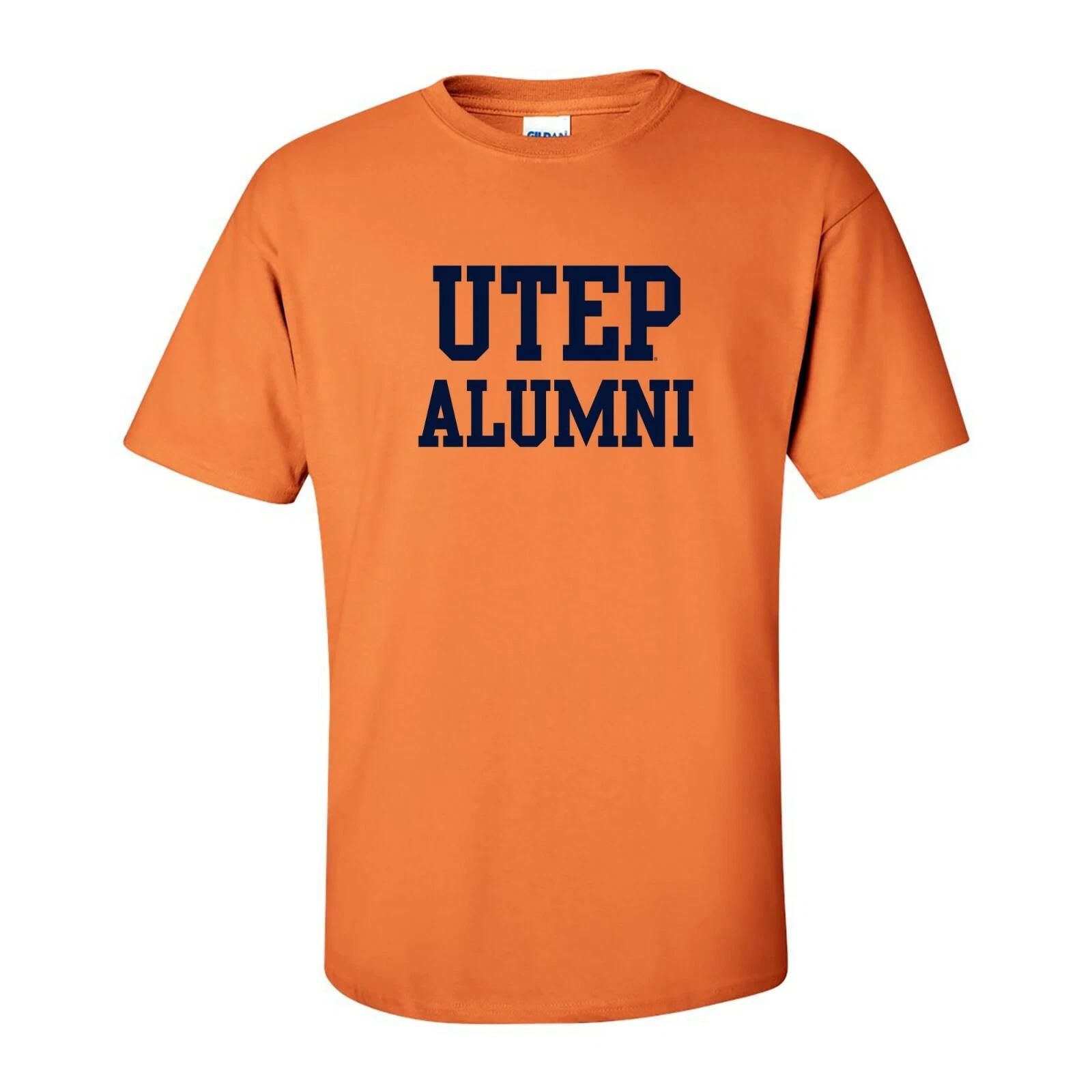 UTEP Miners Basic Block Alumni Collegiate T Shirt - Tangerine S