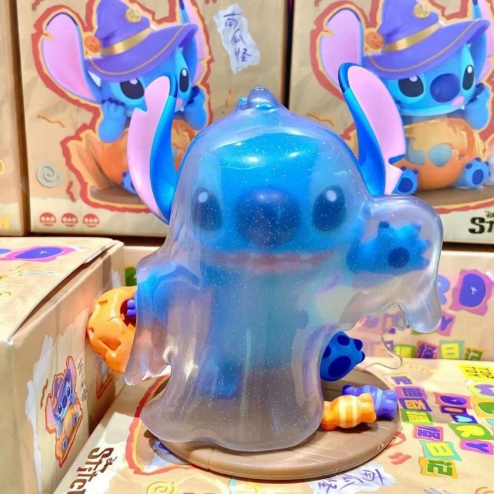 Disney Stitch Überraschungsbox Bausatz Niedliche Cartoon-Puppe Spielzeug Desktop-Ornament Kawaii Mode Raumdekoration Weihnachtsgeschenke