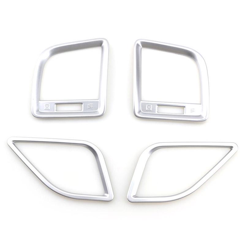 4Pcs Chrome Interior AC Air Vent Outlet Trim Cover Front Mazda CX-5 CX5 2013 14 4Pcs Chrome Interior AC Air Vent Outlet Trim Cover Front Mazda CX-5 CX5 2013 14