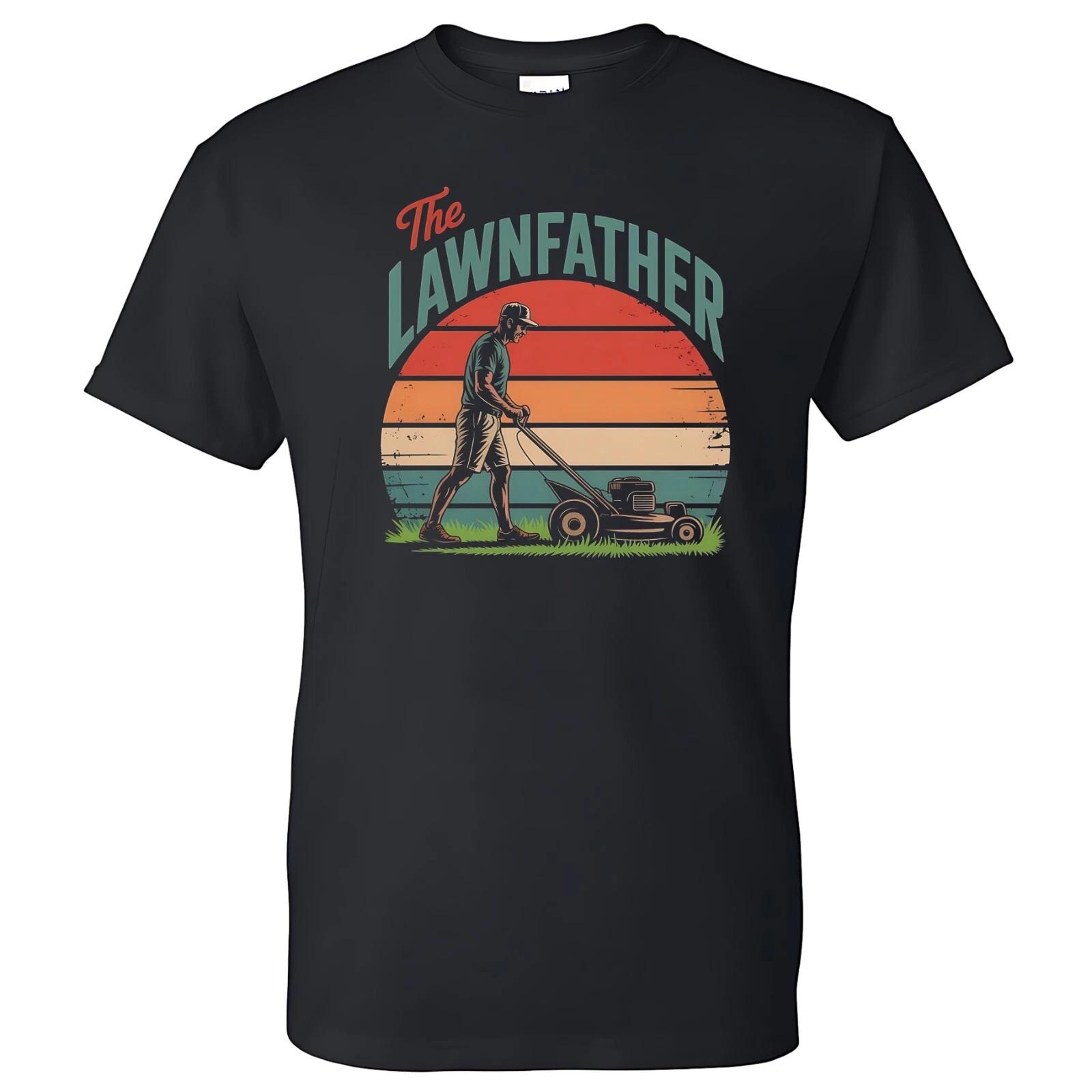 The Lawn Father Dad Mows Lawn T-shirt Fathers Day Gift XL