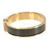 HERMES  H700015F_G1PM  Bracelet Noir Dore Gold Plated Women
