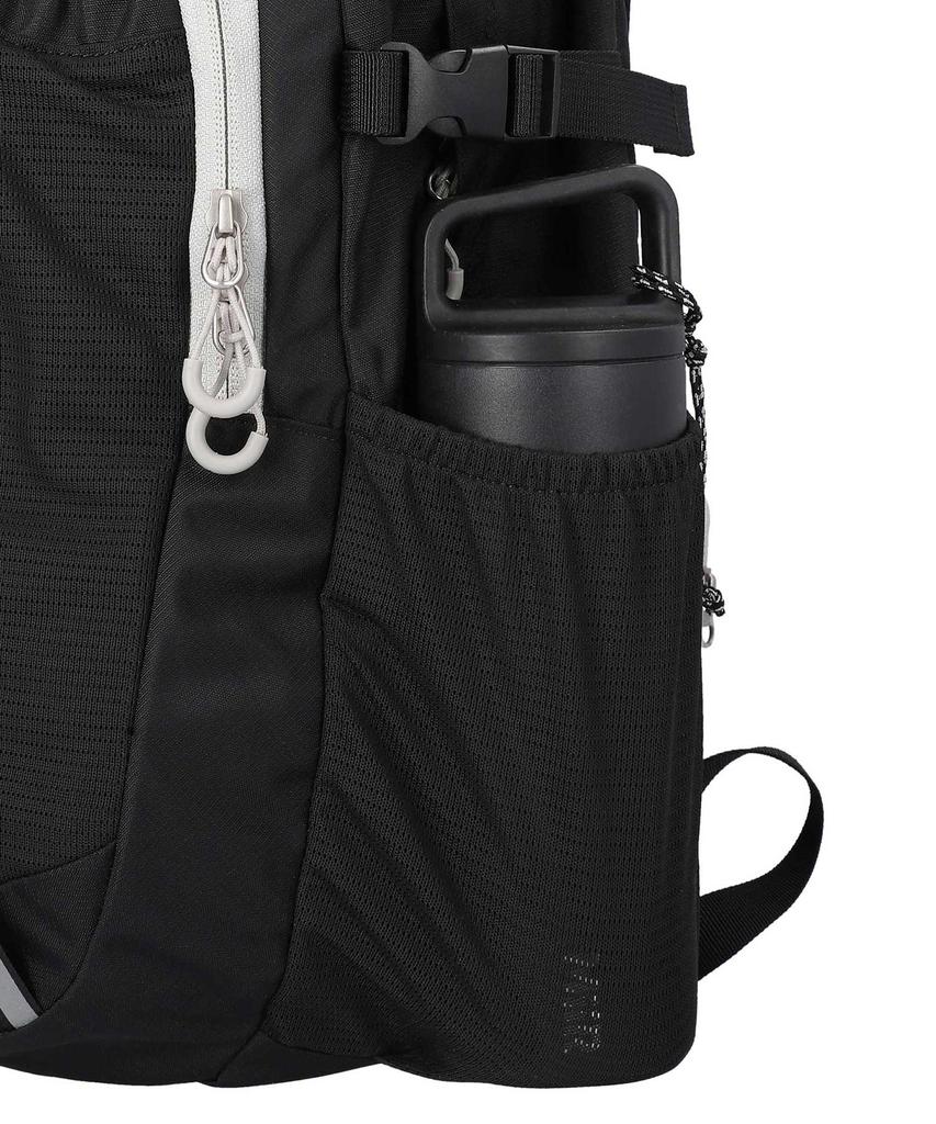 Neikidnis Carabiner Mesh Backpack Ripstop Black