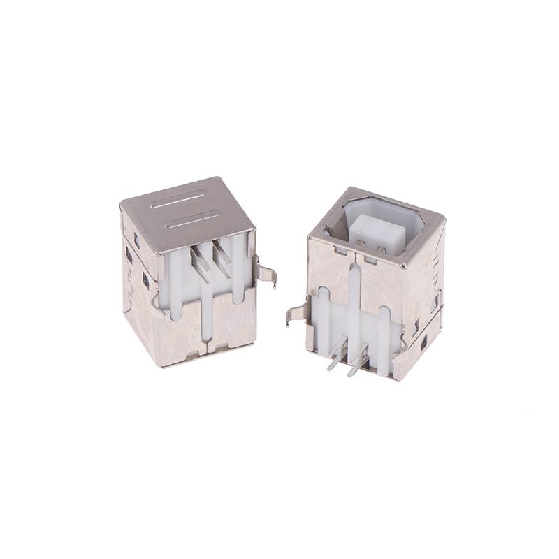 10Pcs/Lot Usb B Type Female Socket Connector G45 Square Interface Socket For Printer Data Interface