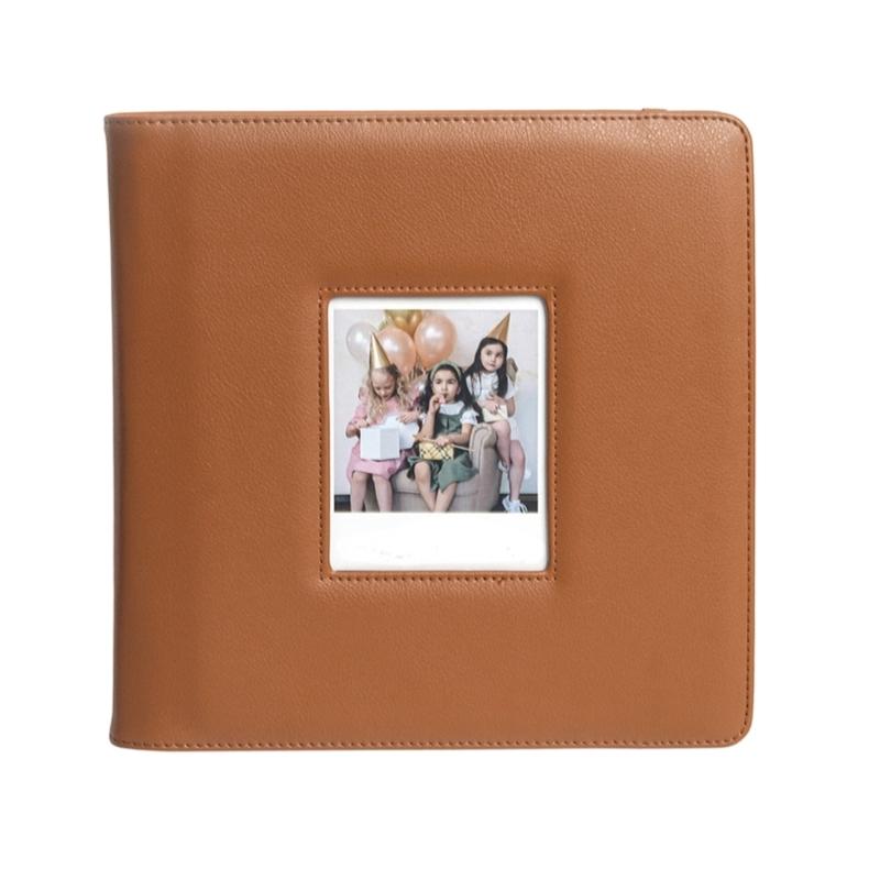

PU 288 Capacity Photo Storage Book Portable Size for Wide300 400 Instants Cameras Multipurpose For Memories Preservation