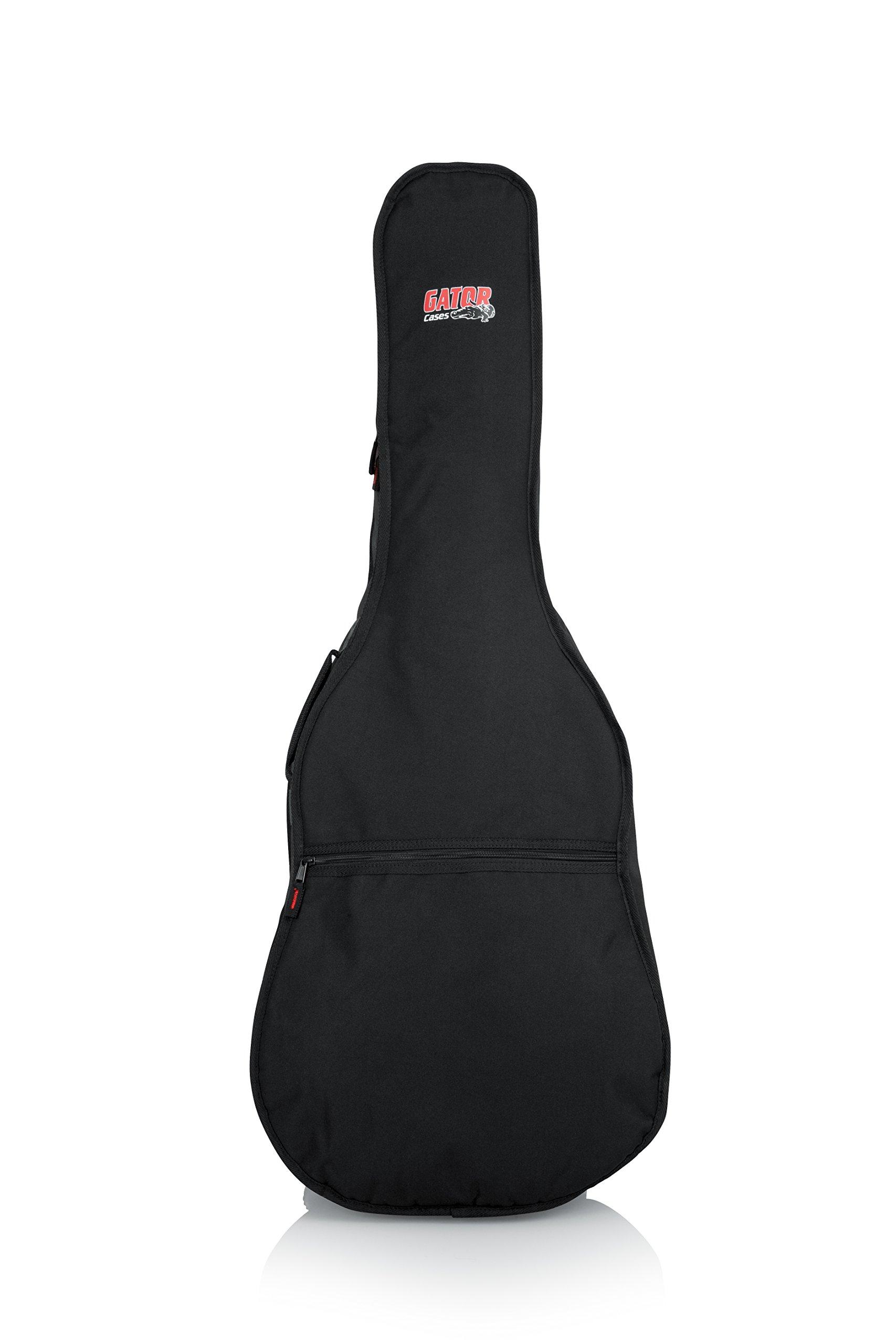 

GATOR GBE Series Acoustic Guitar Gig Bag, Black, Nylon, GBE-DREAD
