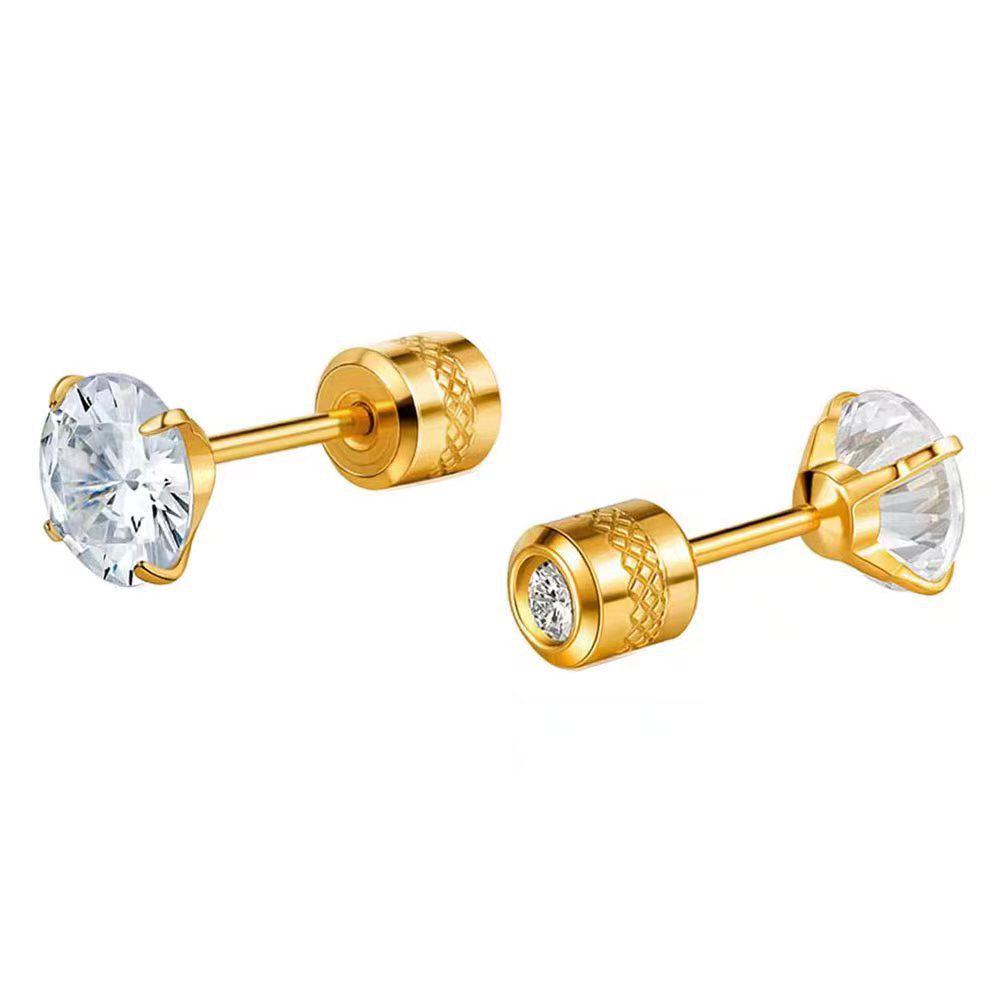 Stylish Titanium Steel Earrings: Cool, Non-Fading, and Perfect for Men and Women.