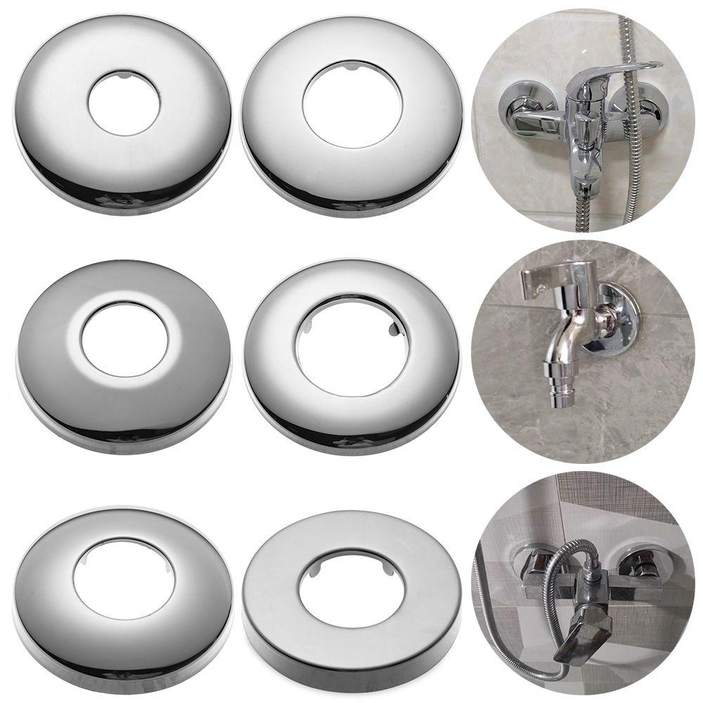 New Chrome Flange Cover Pipe Wall Covers Faucet Decor Faucet Accessories Faucet Decorative Cover