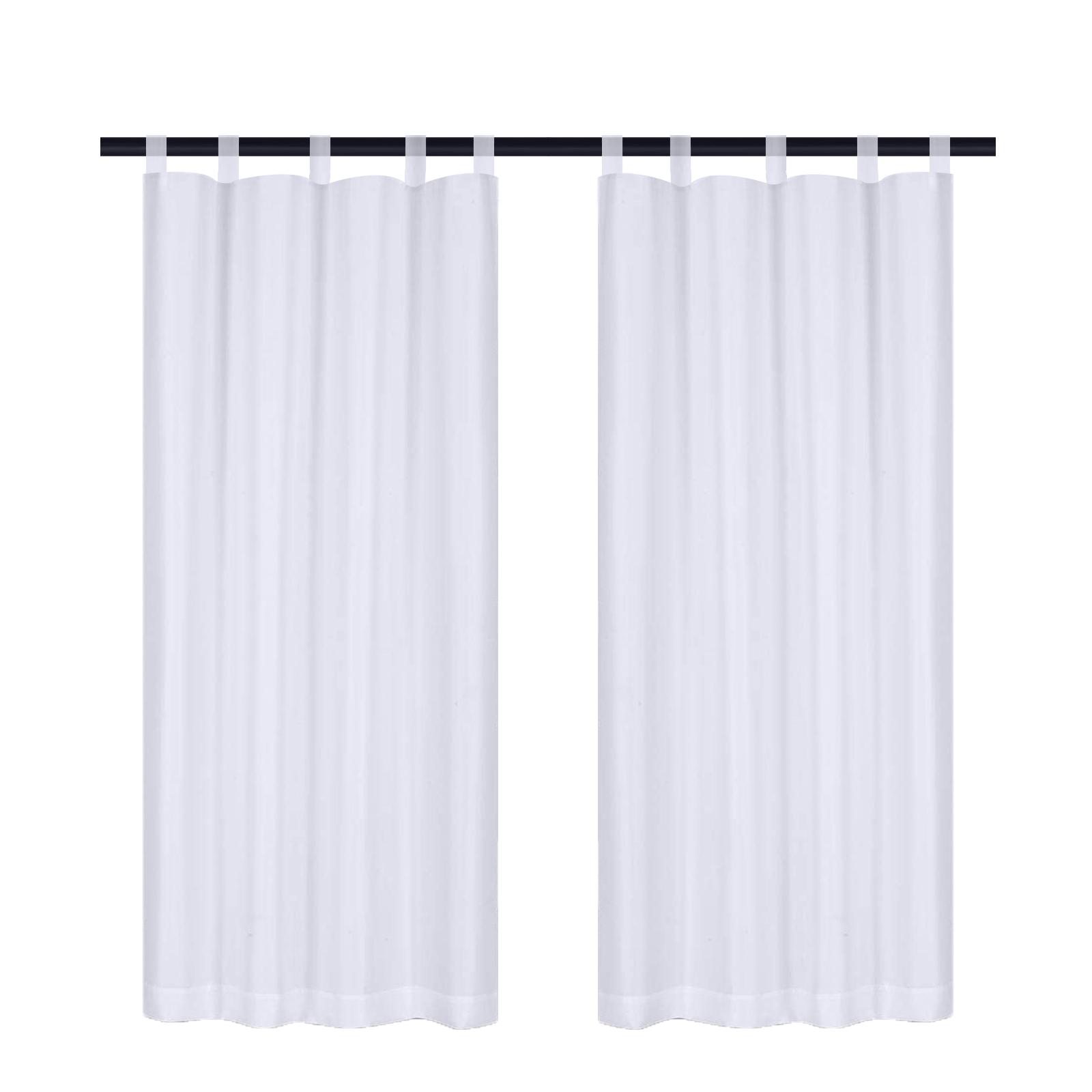 

Водонепроницаемые прозрачные шторы для патио Tab Top для внутреннего и наружного использования, вуалевые шторы, беседки, перголы, оконные шторы, садовые панели, украшения W132xH213cm