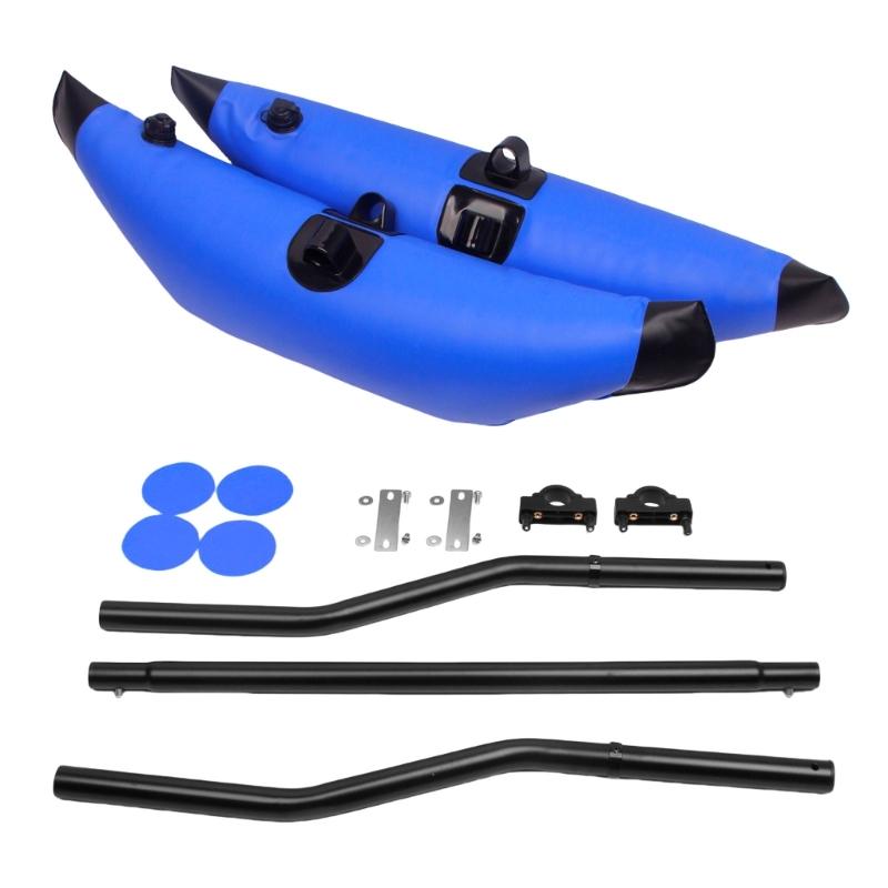 

PVC Inflatable Kayak Outrigger Float Balancing Canoes Outrigger Kayak Inflatable Outrigger Float Balancing Boats Part синий