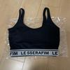 [USED] LE SSERAFIM Sports Bra, Size Small, Black
