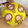 1 Stück Affe Sanrio Regenschirm-8-Speichen verstärkt, Automatisches Öffnen, Leicht & Langlebig, Niedliches Modeaccessoire für Draußen-P142