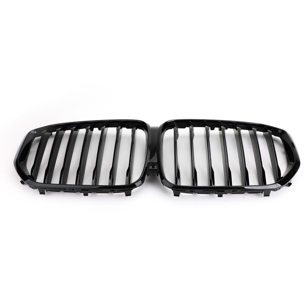 Glossy Gloss Black  Front Kidney Grill Grille Performance For 2019 BMW X5 G05
