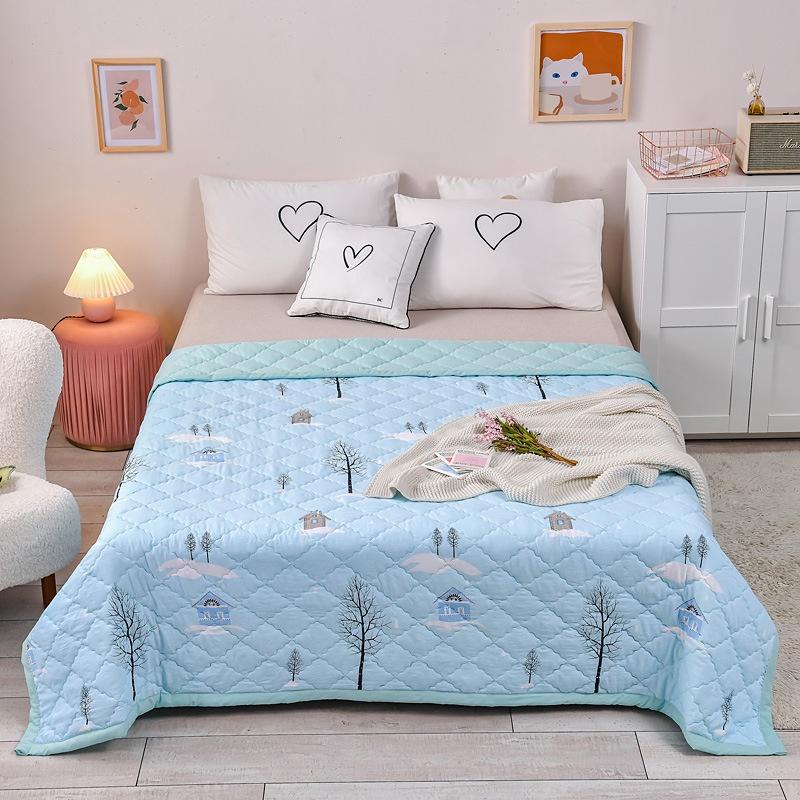 

Літня ковдра - ковдра з кондиціонером з випраної бавовни ідеально підходить для корпоративних свят і подарунків 180x200cm