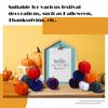 10 White Foam Artificial Pumpkins, Halloween Decorations And Outdoor Activities.