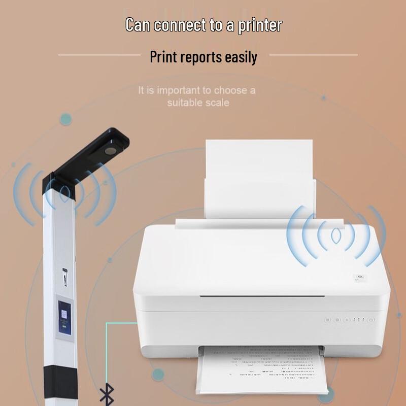 Beryl Professional 8-Electrode Ultrasonic Height & Body Fat Scale (CN version)