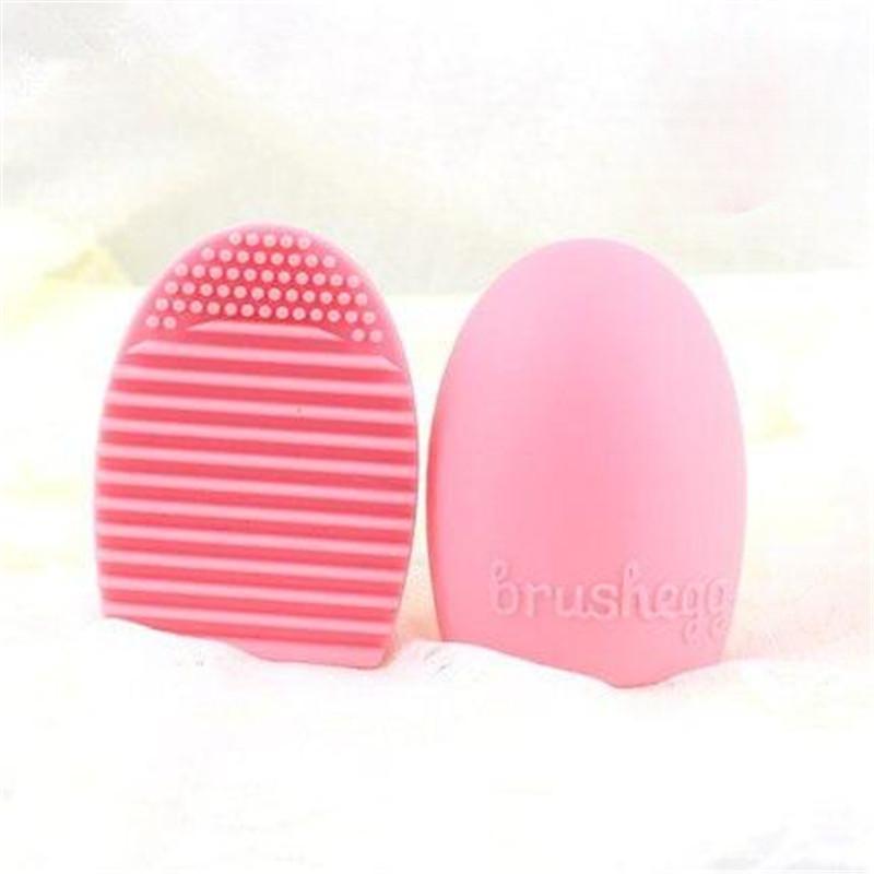 

Силиконовые кисти для макияжа, коврик для чистки, инструменты для мытья кистей, косметическая кисть для бровей, инструмент для очистки, скребок, доска для чистки макияжа розовый